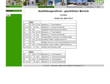 Tablet Screenshot of neu.alpenverein-duesseldorf.de